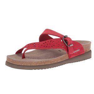 Mephisto Women's Helen Thong Sandals – Comfortable Cork Footbed Leather Sandals
